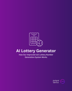 How Our Improved (v2) Lottery Number Generation System Works 2 Probability theory graph analyzing frequency and distribution of winning lottery numbers.